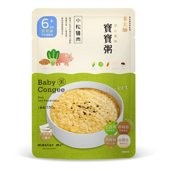 【米大師 Master Mi】寶寶粥-小松豬肉