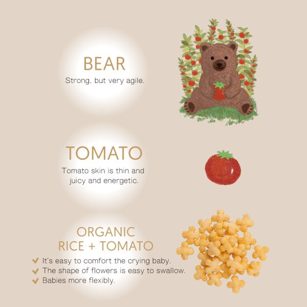 【米大師 Master Mi】有機寶寶蔬菜餅-番茄熊