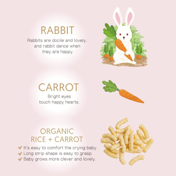 【米大師 Master Mi】有機寶寶蔬菜餅-蘿蔔兔